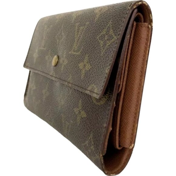 629151AK (Z1) Louis Vuitton Wallet Long Porte Tresor International Brown Monogra - Picture 3 of 8